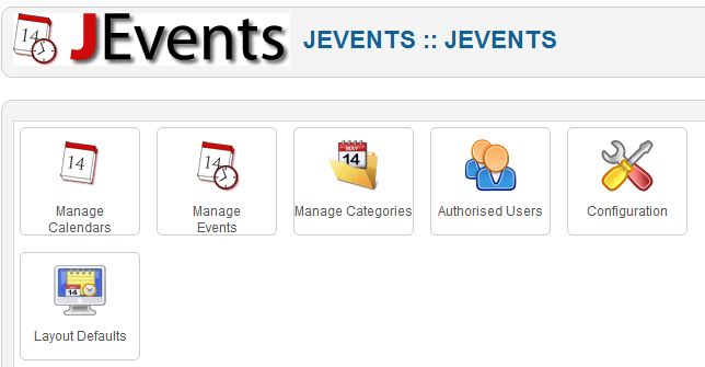 jevents cpanel